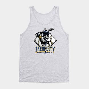 Tinseltown Forever Diamond Baseball Tank Top